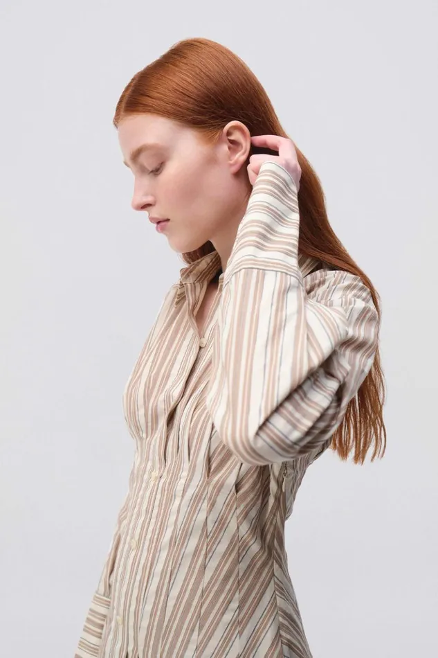 Women Felicity Dress Natural White Multi Jonathan Simkhai Dresses and Jumpsuits