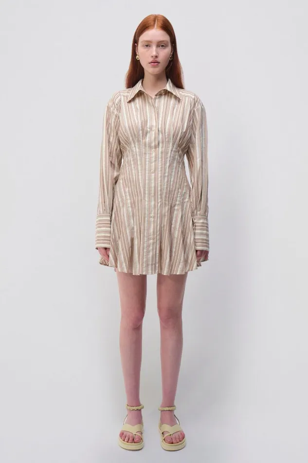 Women Felicity Dress Natural White Multi Jonathan Simkhai Dresses and Jumpsuits