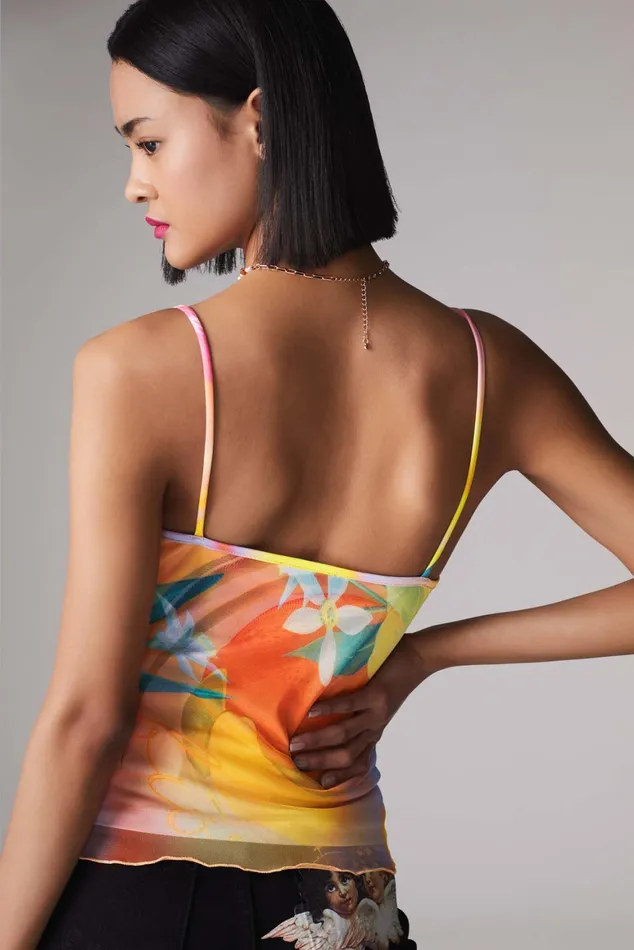 Women Fiorucci TShirts and Tops Fruity Print Balconette Top Multi Women Fiorucci TShirts and Tops Fruity Print Balconette Top Multi