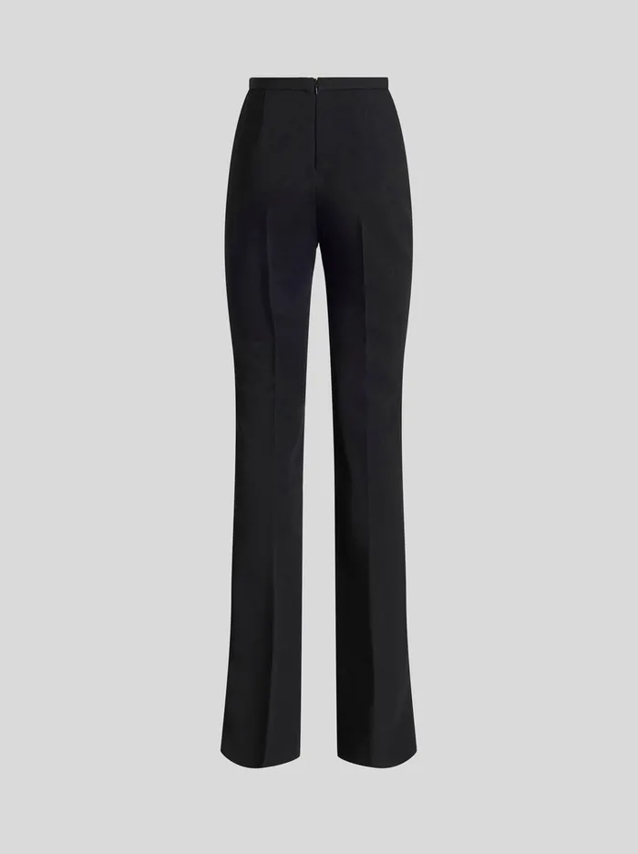 Women Flared Tailored Trousers Etro Trousers