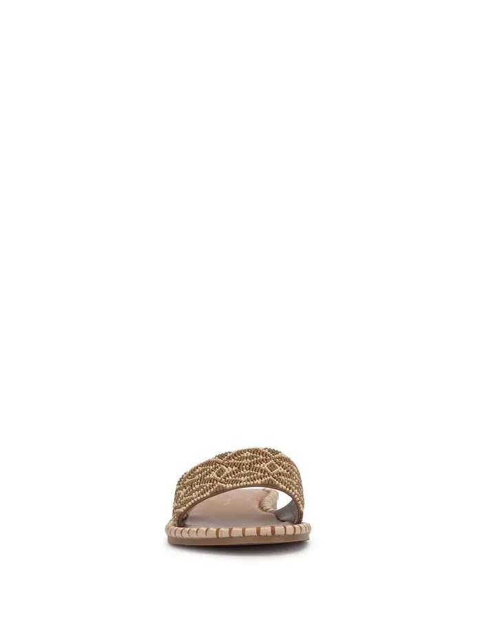 Women Flats Jessica Simpson Bibiani Beaded Sandal In Tobacco