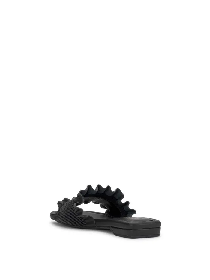 Women Flats Jessica Simpson Camessa Smocked Sandal In Black