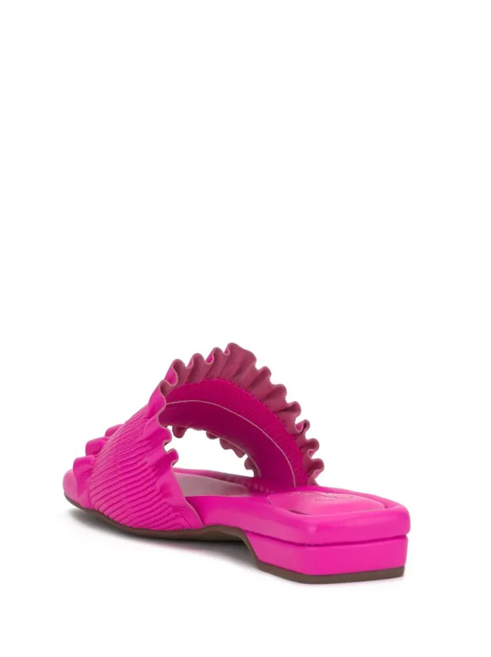Women Flats Jessica Simpson Camessa Smocked Sandal In Valley Pink