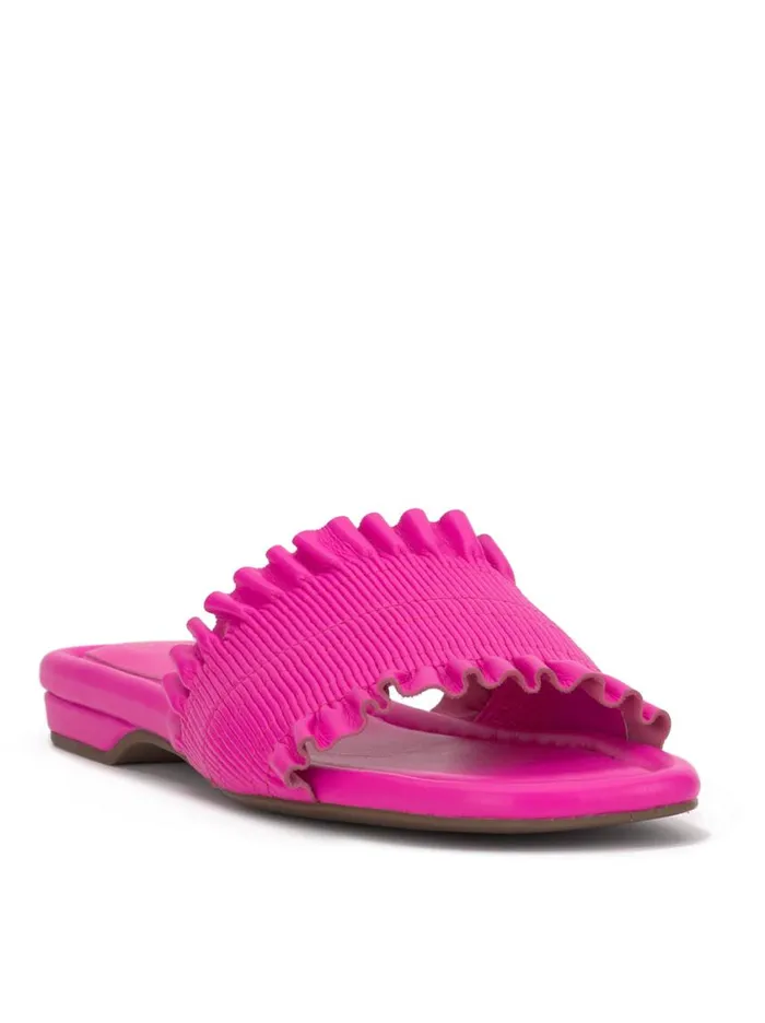 Women Flats Jessica Simpson Camessa Smocked Sandal In Valley Pink