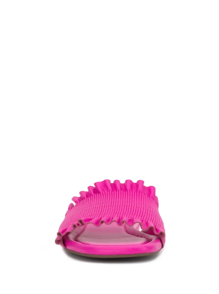 Women Flats Jessica Simpson Camessa Smocked Sandal In Valley Pink