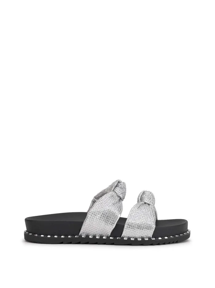 Women Flats Jessica Simpson Caralyna Flat Sandal In Silver