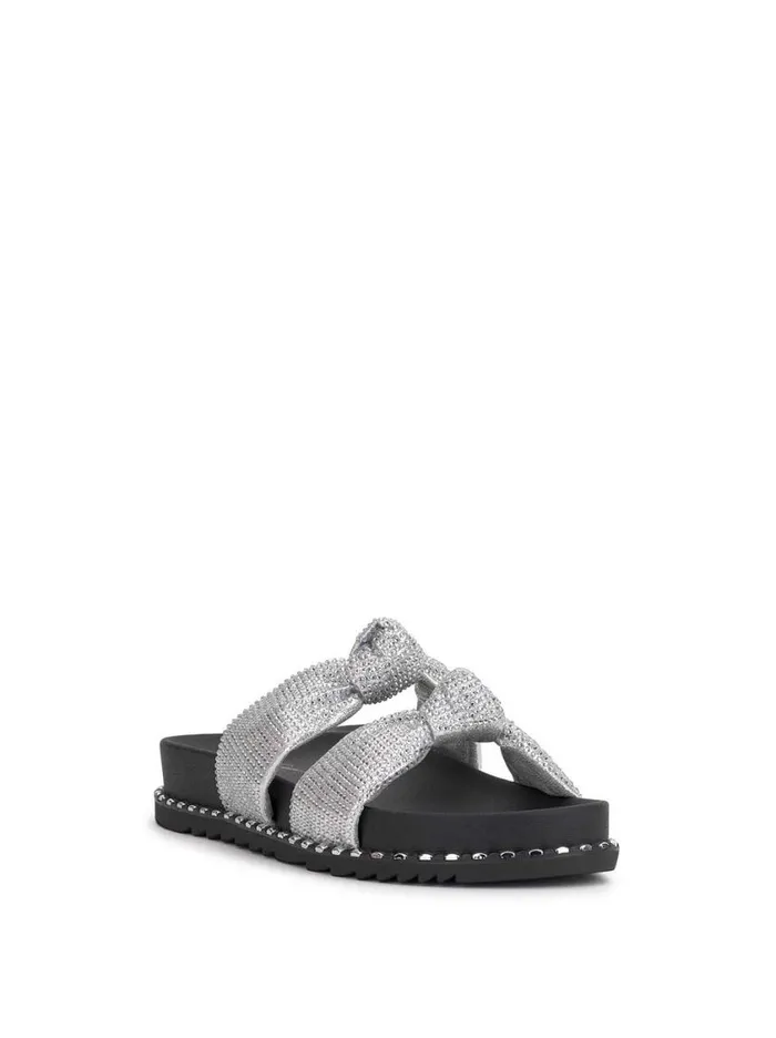 Women Flats Jessica Simpson Caralyna Flat Sandal In Silver