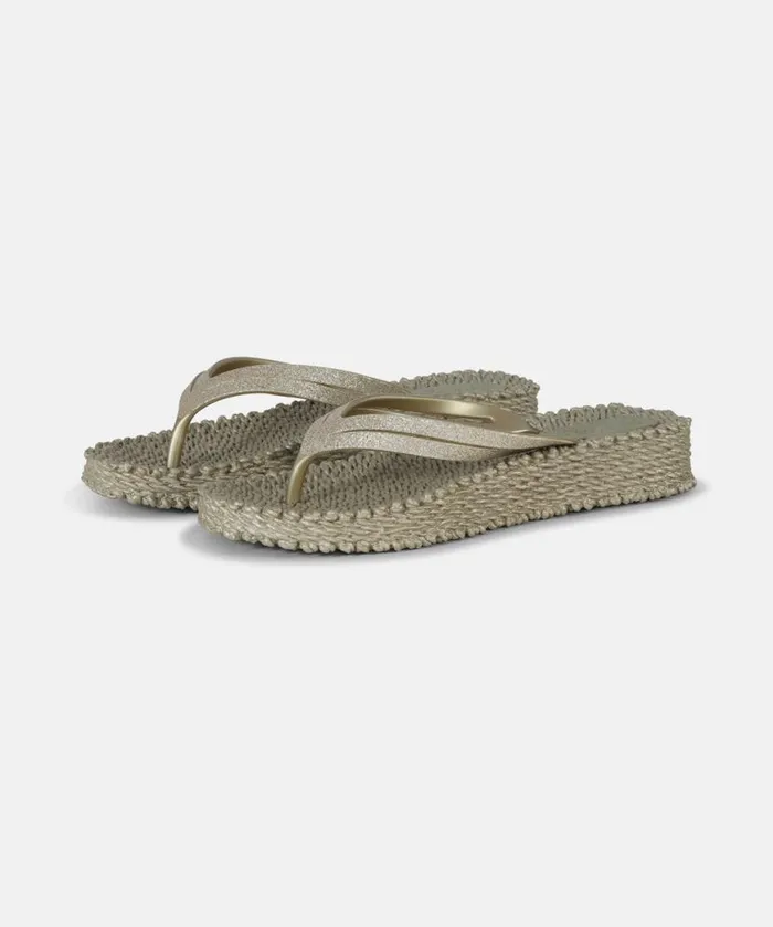 Women Flip Flops Ilse Jacobsen Flip Flop On Platform Sole 8211 Platin