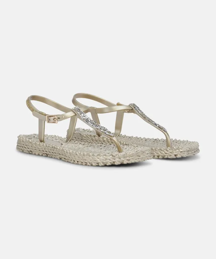 Women Flip Flops Ilse Jacobsen Flip Flops With Rhinstones 8211 Platin
