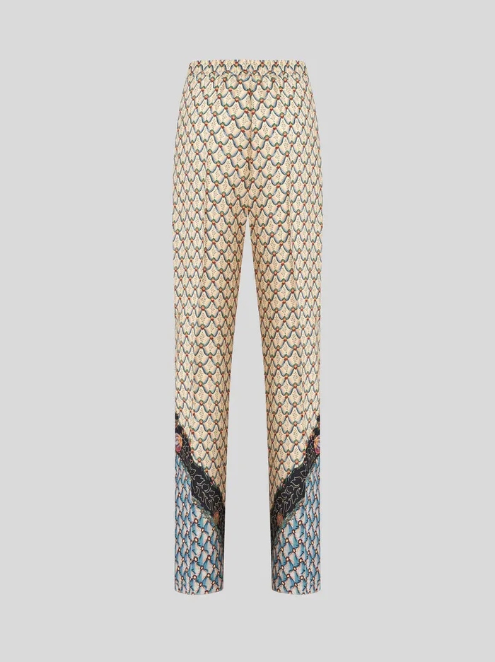 Women Floral Palazzo Trousers Etro Trousers