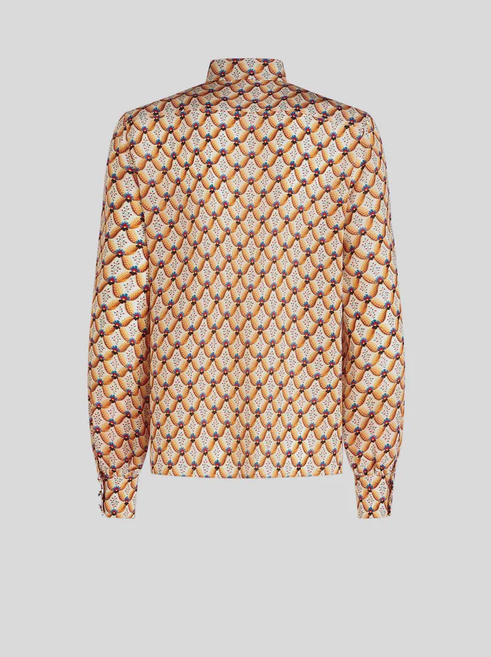 Women Floralia Crpe De Chine Shirt Etro Shirts And Blouses
