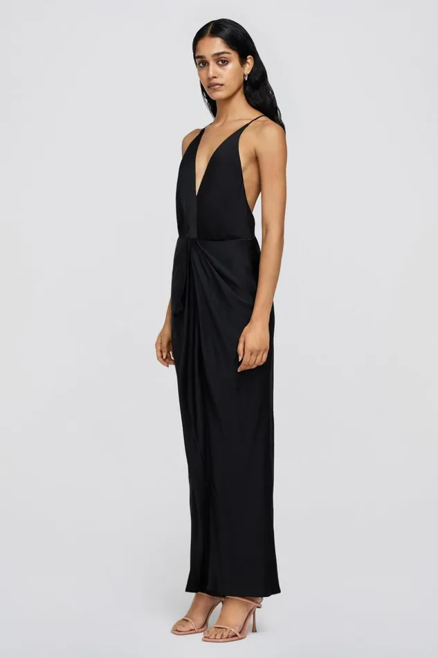 Women Giana Gown Black Jonathan Simkhai Dresses and Jumpsuits