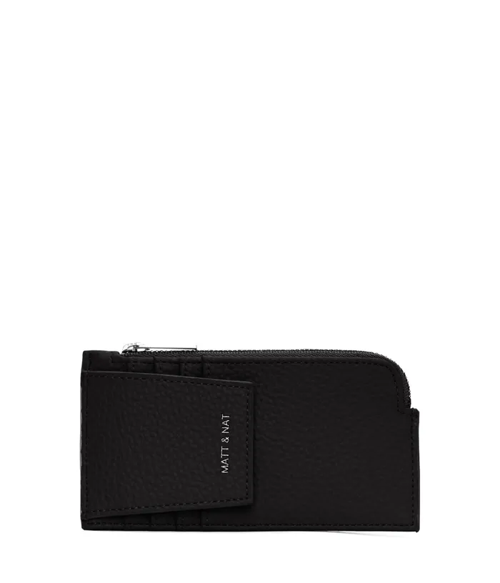 Women Gratz Vegan Wallet 8211 Purity Black Matt and Nat Wallets