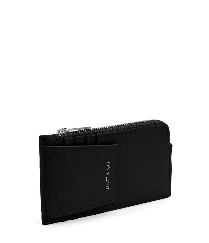 Women Gratz Vegan Wallet 8211 Purity Black Matt and Nat Wallets