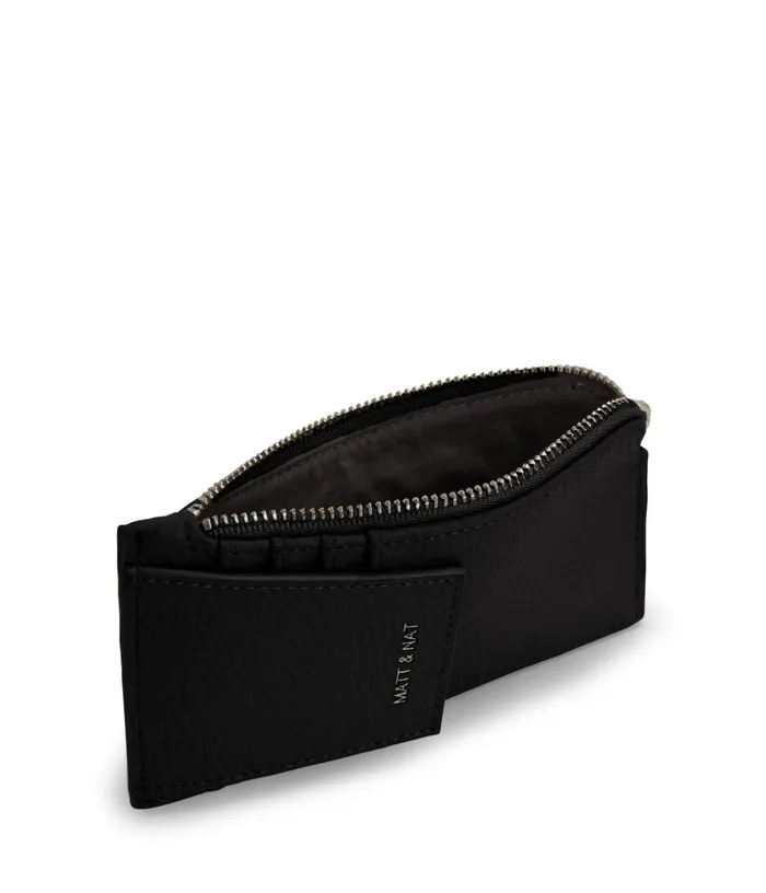 Women Gratz Vegan Wallet 8211 Purity Black Matt and Nat Wallets