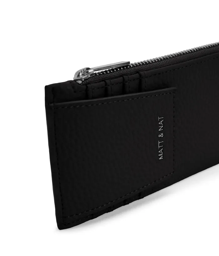 Women Gratz Vegan Wallet 8211 Purity Black Matt and Nat Wallets