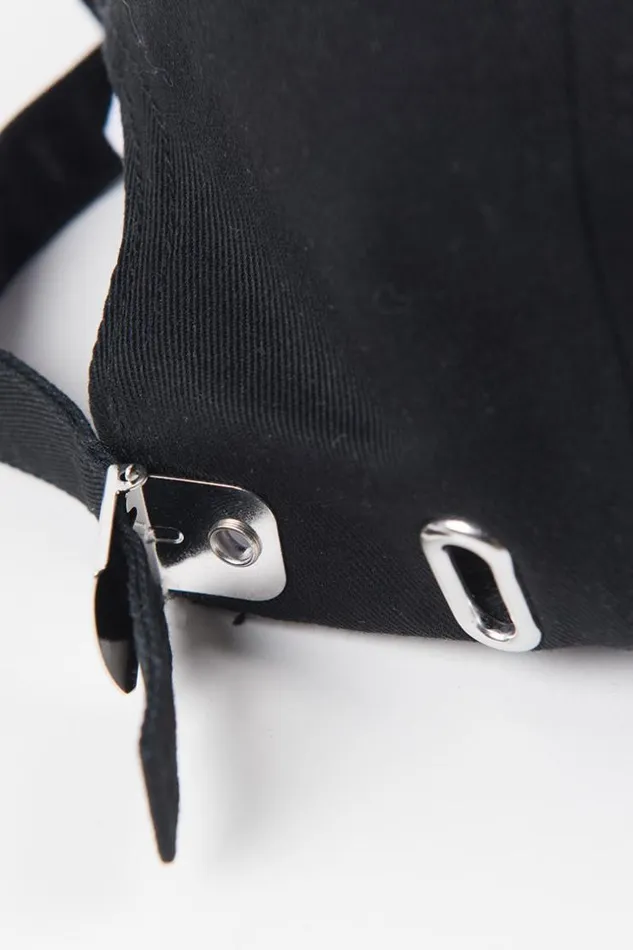 Women Hats and Scarves Cupshe Rendezvous Minimalism Black Baseball Cap Black