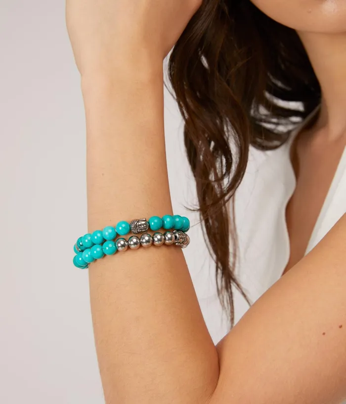 Women Healing Turquoise Bracelet Turquoise Matt and Nat Bracelets