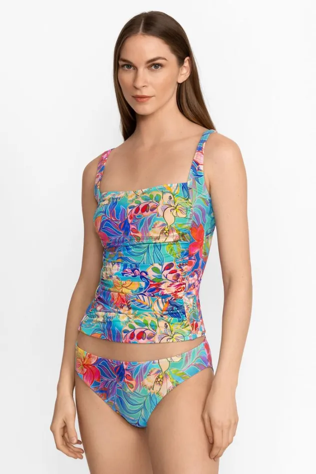 Women HELENA RUCHED TANKINI Helena Johnny Was Swim and Resort