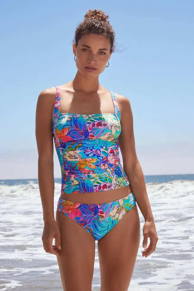 Women HELENA RUCHED TANKINI Helena Johnny Was Swim and Resort Women HELENA RUCHED TANKINI Helena Johnny Was Swim and Resort