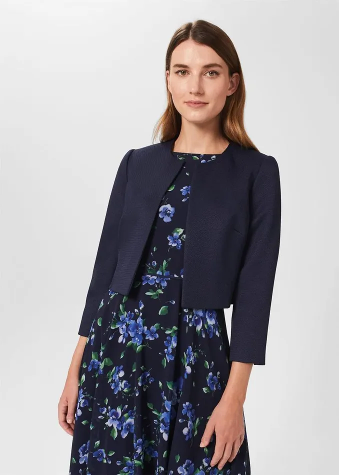 Women HOBBS Coats and Jackets Elize Jacket Midnight Navy