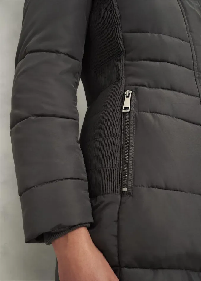 Women HOBBS Coats and Jackets Jaymie Puffer Charcoal