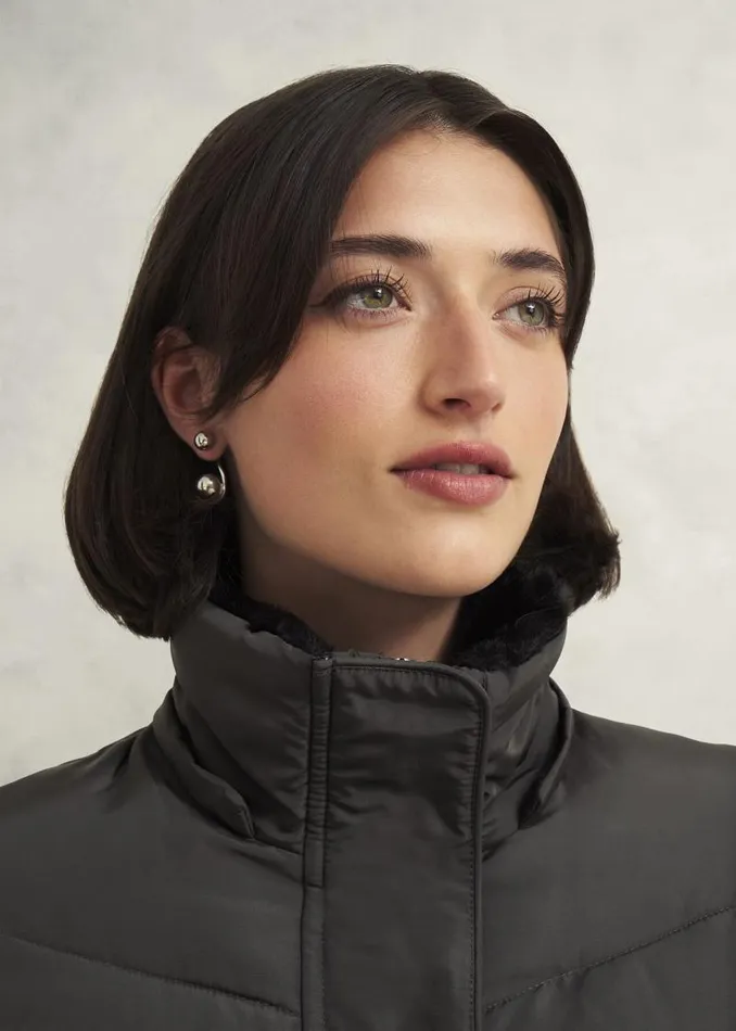 Women HOBBS Coats and Jackets Jaymie Puffer Charcoal