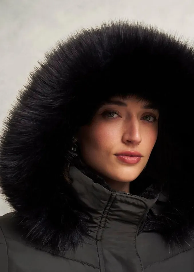Women HOBBS Coats and Jackets Jaymie Puffer Charcoal