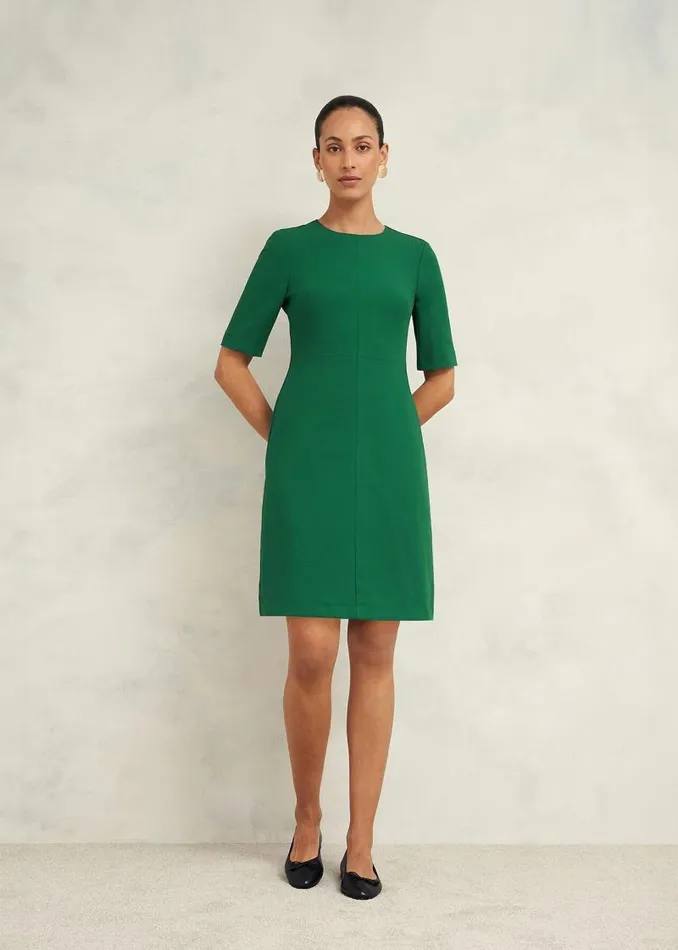 Women HOBBS Dresses and Jumpsuits Alana A Line Dress Agate Green