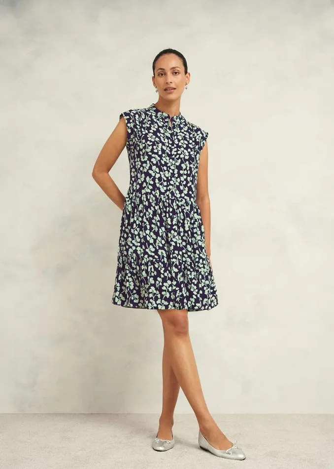 Women HOBBS Dresses and Jumpsuits Layla Dress True Navy Green