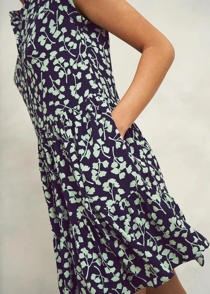 Women HOBBS Dresses and Jumpsuits Layla Dress True Navy Green