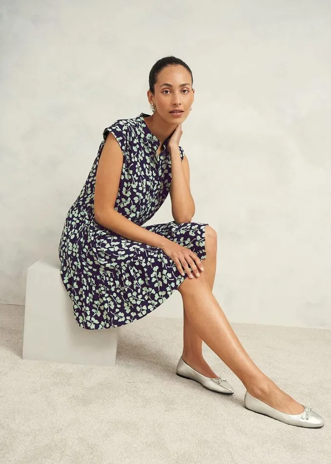Women HOBBS Dresses and Jumpsuits Layla Dress True Navy Green