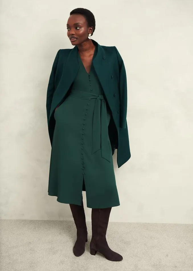 Women HOBBS Dresses and Jumpsuits Magnolia Dress Bay Green