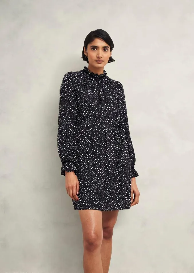 Women HOBBS Dresses and Jumpsuits Otilla Dress Black Ivory