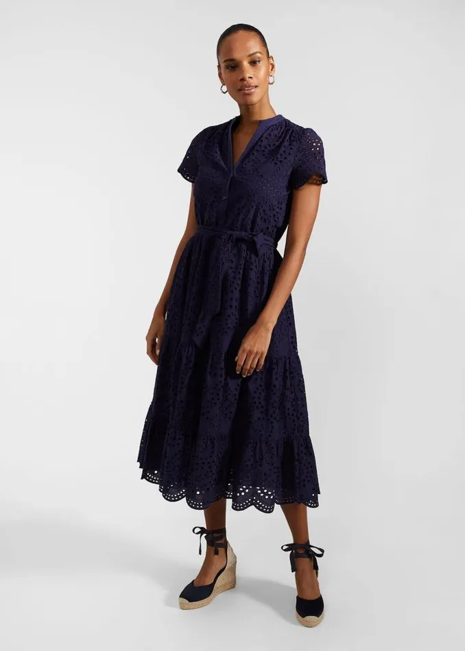 Women HOBBS Dresses and Jumpsuits Petite Rhianne Dress True Navy
