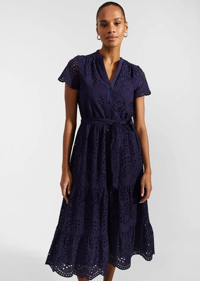 Women HOBBS Dresses and Jumpsuits Petite Rhianne Dress True Navy