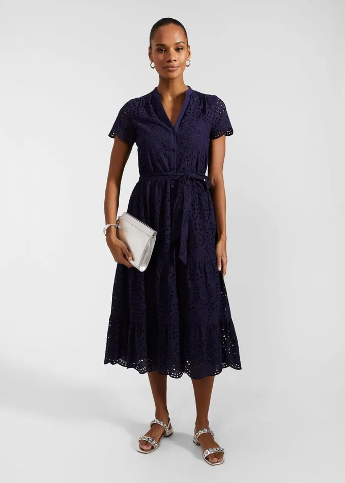 Women HOBBS Dresses and Jumpsuits Petite Rhianne Dress True Navy