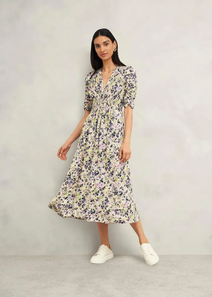 Women HOBBS Dresses and Jumpsuits Stowe Dress Cream Multi