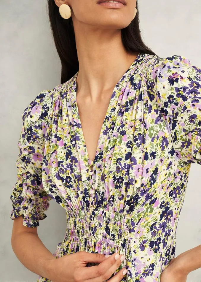 Women HOBBS Dresses and Jumpsuits Stowe Dress Cream Multi