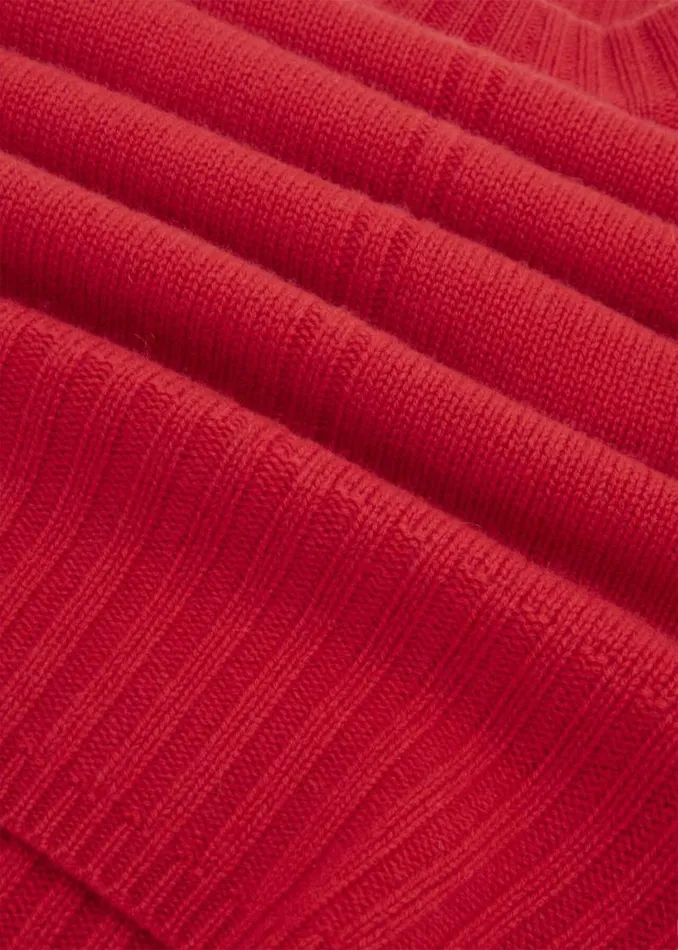 Women HOBBS Jumpers and Cardigans Dora Wool Cashmere Jumper Vibrant Red