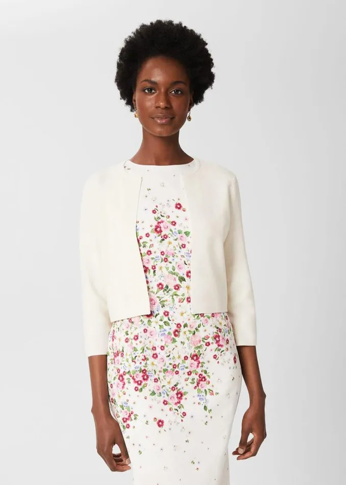 Women HOBBS Jumpers and Cardigans Ella Cardigan Ivory