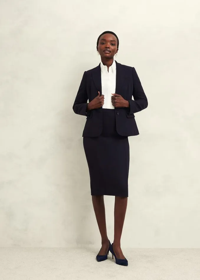 Women HOBBS Suits and Coords Aly Jacket Navy