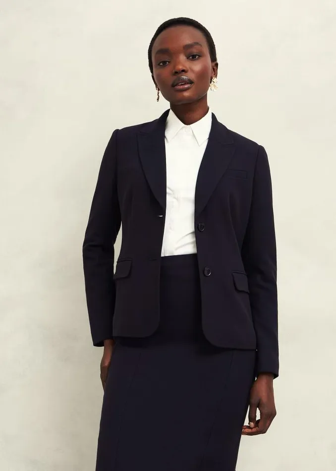 Women HOBBS Suits and Coords Aly Jacket Navy