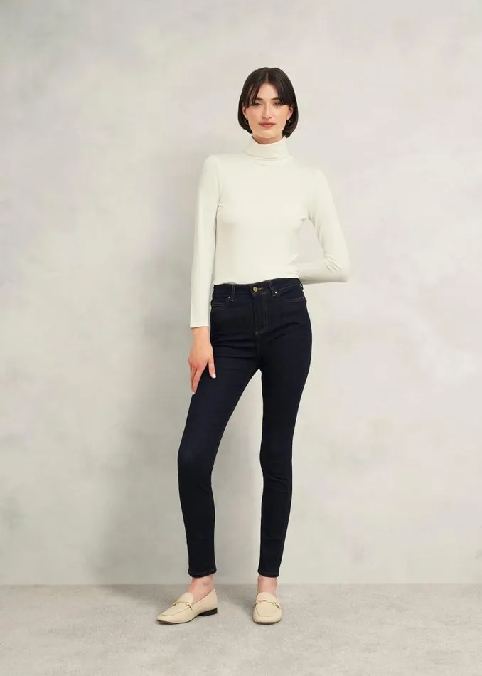 Women HOBBS Tops Mischa Roll Neck Top Hobbs Ivory