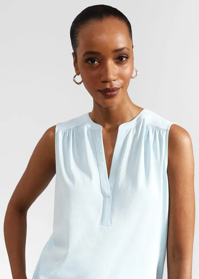 Women HOBBS Tops Nadine Top Mineral Blue