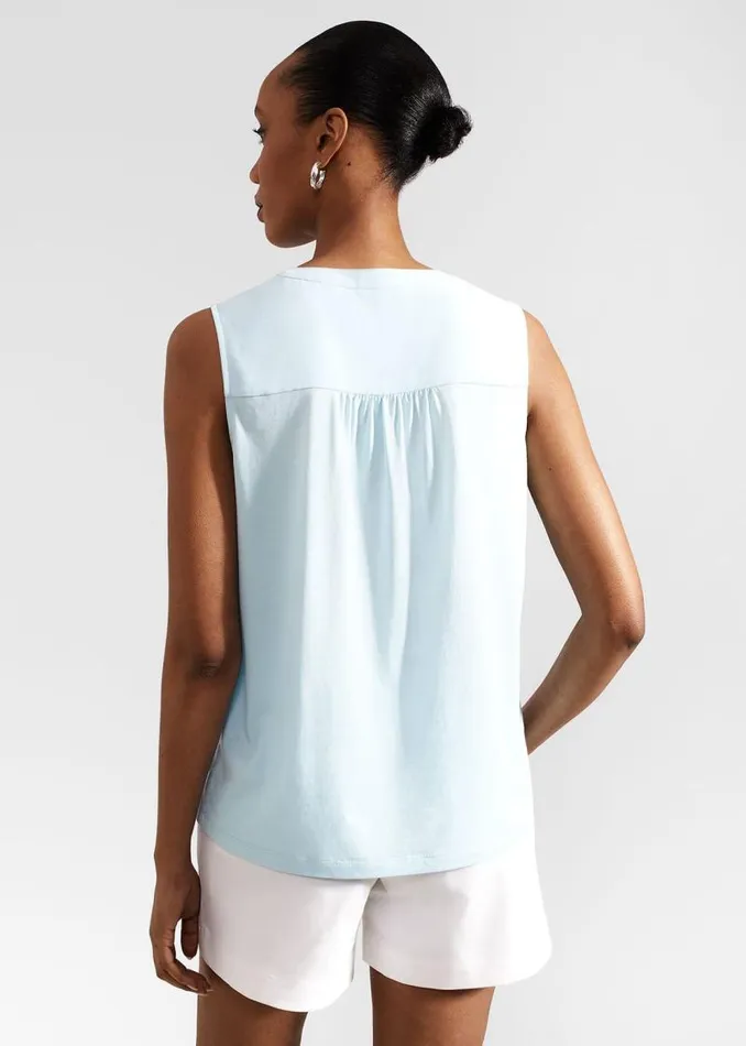 Women HOBBS Tops Nadine Top Mineral Blue