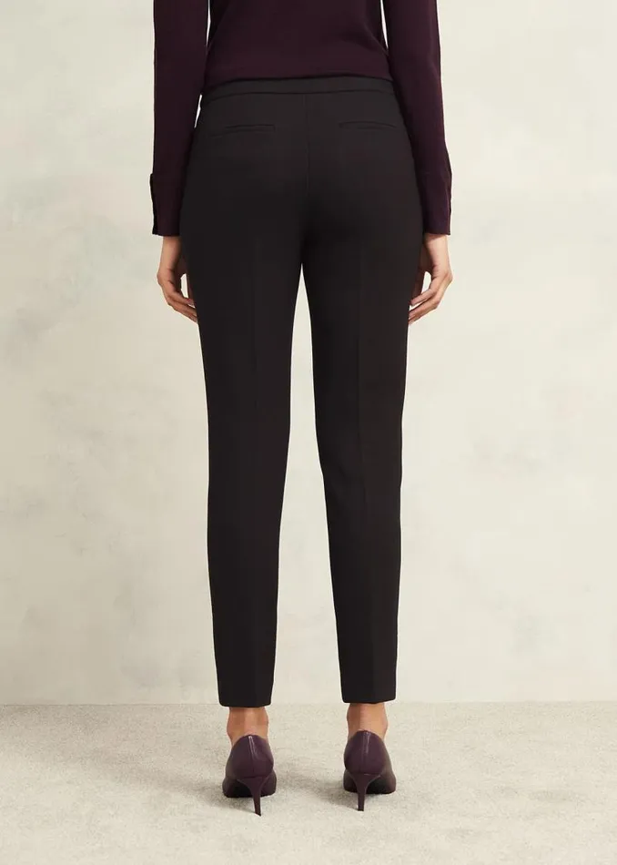 Women HOBBS Trousers Petite Mia Slim Trouser Black