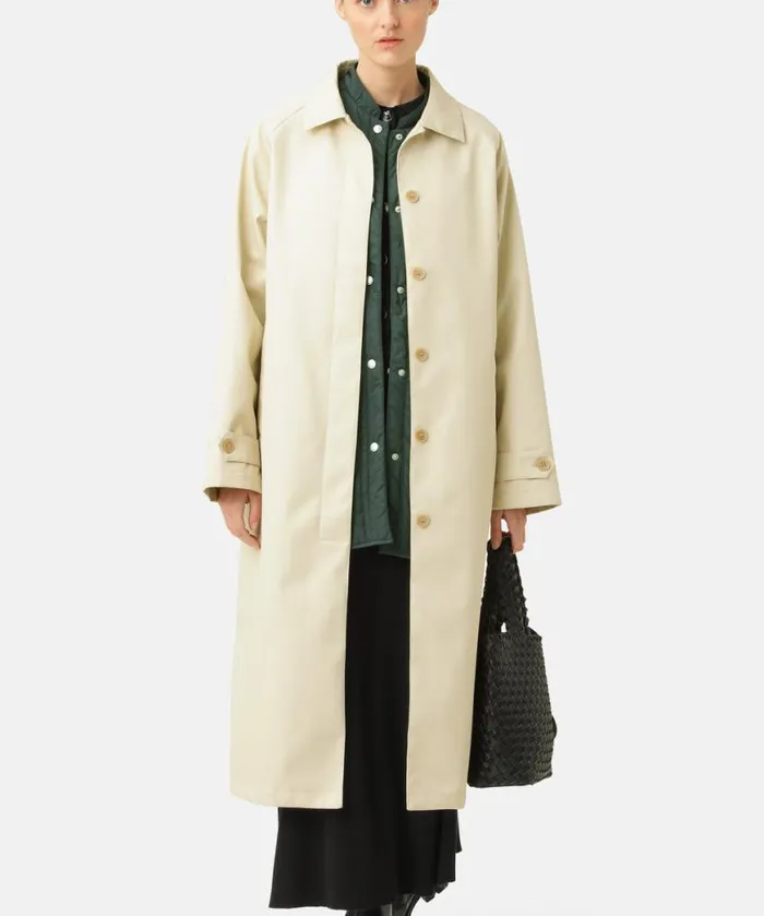 Women Ilse Jacobsen Cotton Raincoat 8211 Bleached Sand