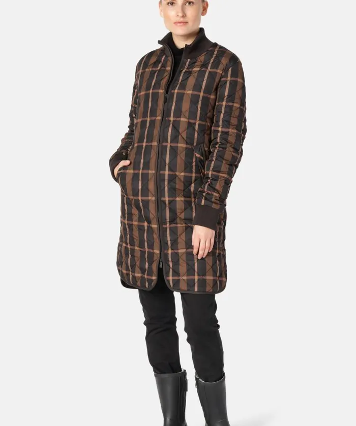 Women Ilse Jacobsen Padded Coat 8211 Cashew