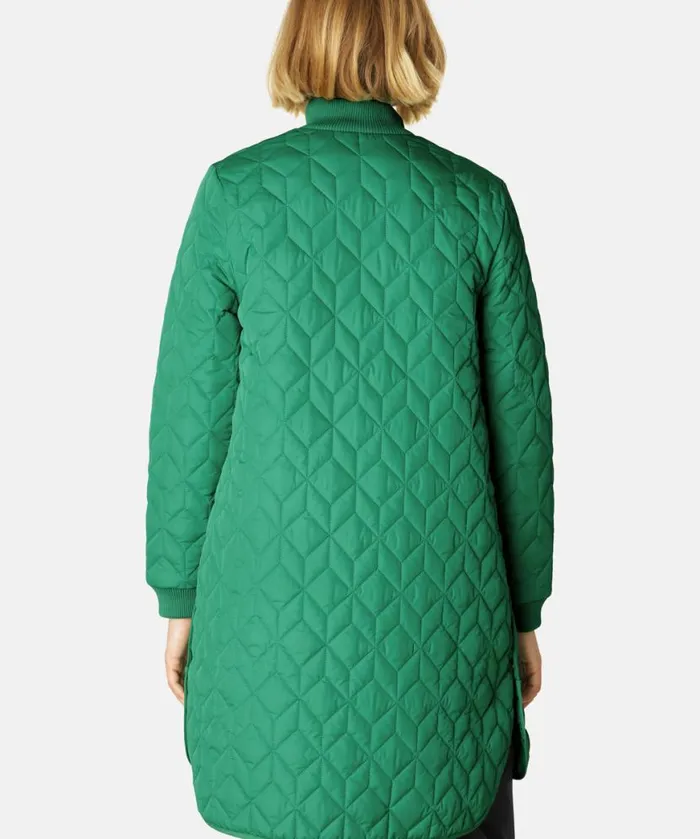 Women Ilse Jacobsen Padded Quilt Coat 8211 Sea Plant
